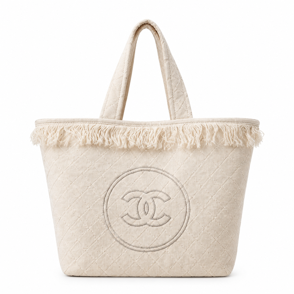 Chanel Quilted Oversized Travel Tote Bag