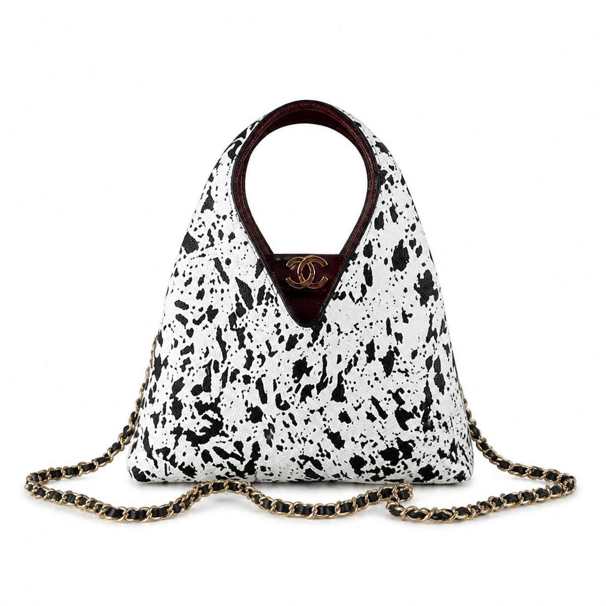 Chanel Spotted Chain Shoulder Bag