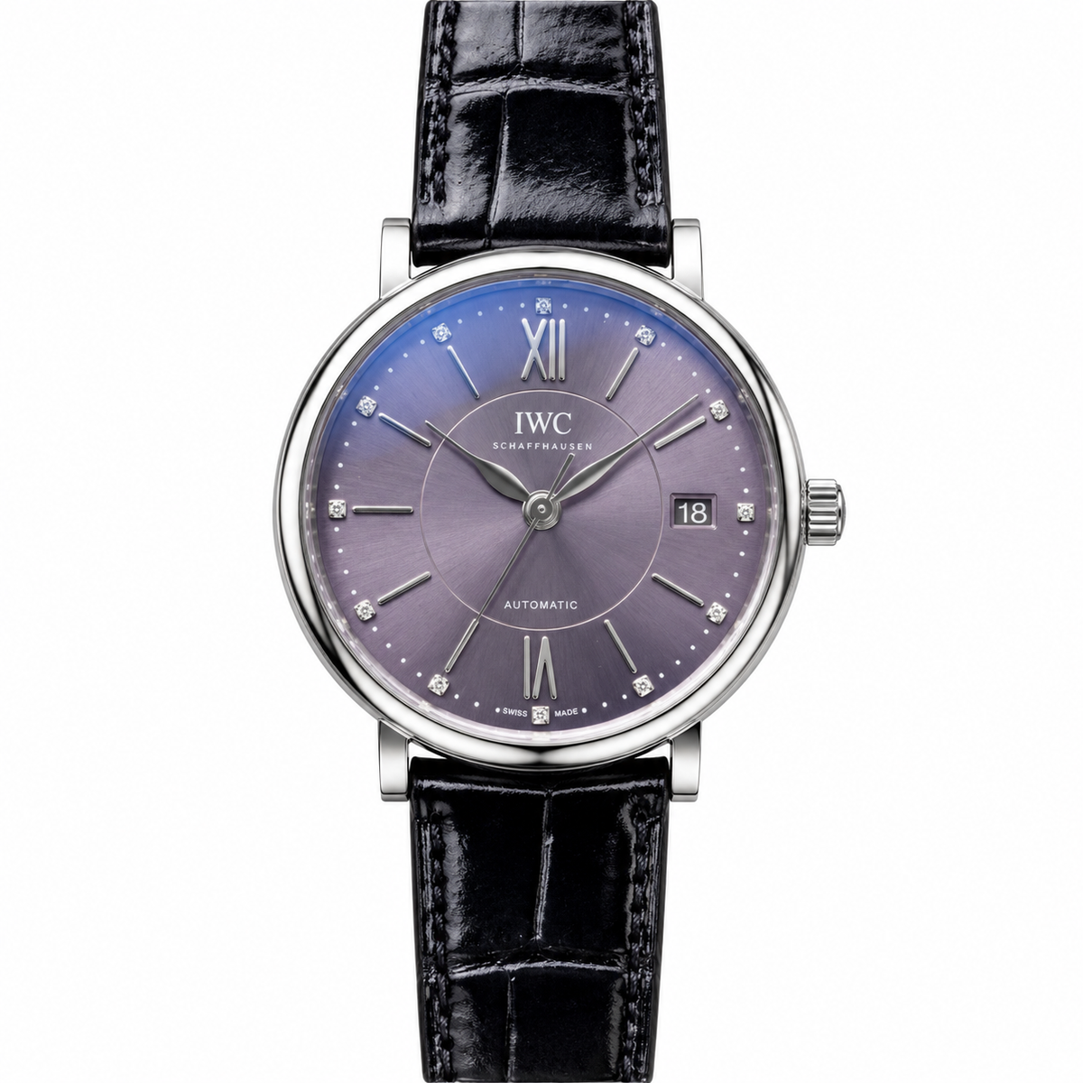 IWC Portofino 34mm Symphony Conductor Automatic Steel Watch