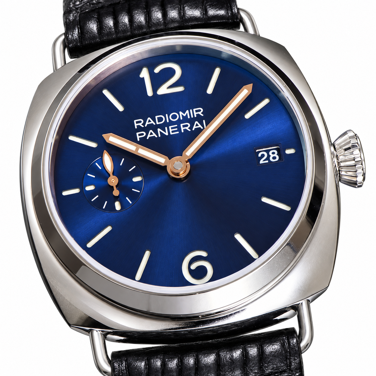 Panerai Luminor Due Automatic 40mm Men's Steel Watch Rose Gold Dial