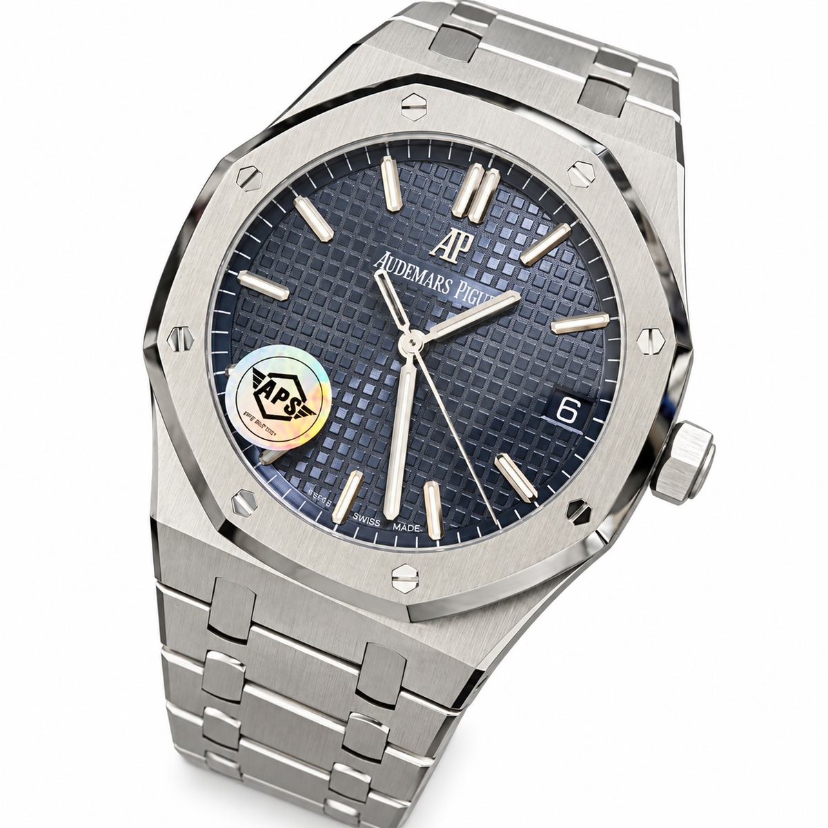 Audemars Piguet Royal Oak 41mm Stainless Steel Blue Dial Watch