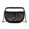 Chanel Black Mesh Shoulder Bag