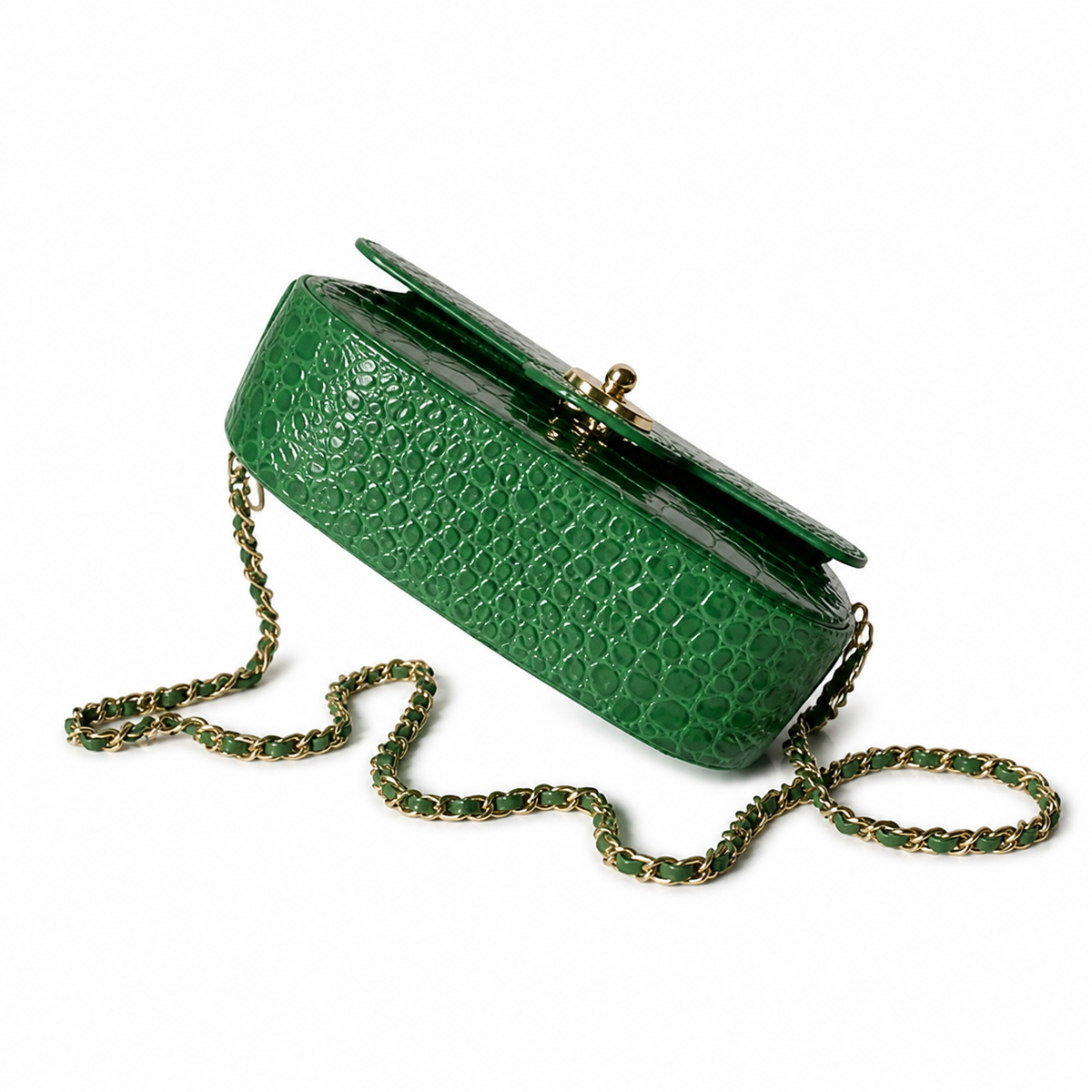Chanel Quilted Compact Handbag
