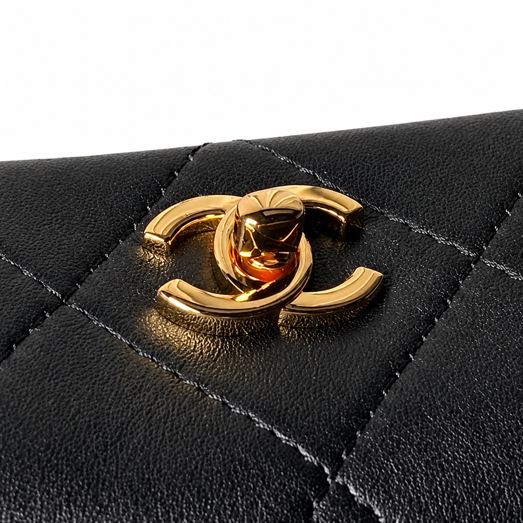 Chanel Structured Quilted Crossbody Bag